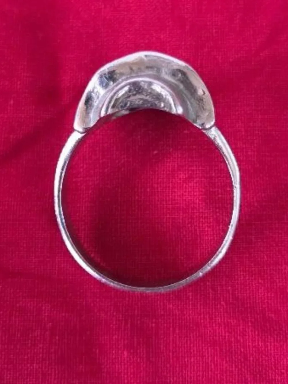 Gothic Biker Skull Ring Size 14, Stainless Steel Skull Ring, Men's Punk Rock